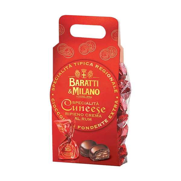 Bitterschokolade mit Rumcreméfüllung, Baratti & Milano
