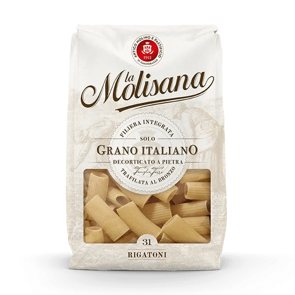 Rigatoni N°31, La Molisana • Hartweizennudeln Pasta • Italienische Feinkost