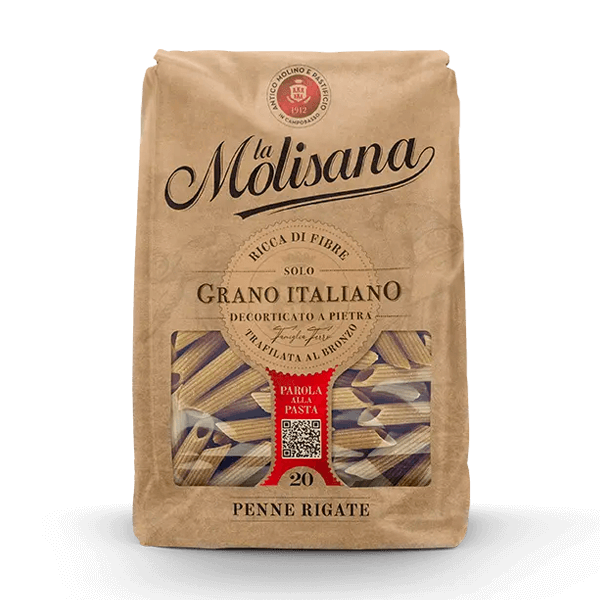 Penne Rigate Integrali Vollkorn N°20, La Molisana • Vollkornnnudeln Pasta • Italienische Feinkost