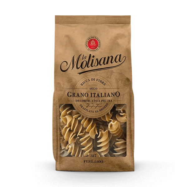 Fusilloni Integrali Vollkorn N°317, La Molisana • Vollkornnudeln Pasta • Italienische Feinkost