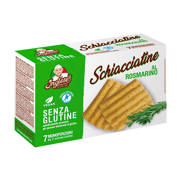 Schüttelbrot mit Rosmarin Glutenfrei 125 g, Inglese