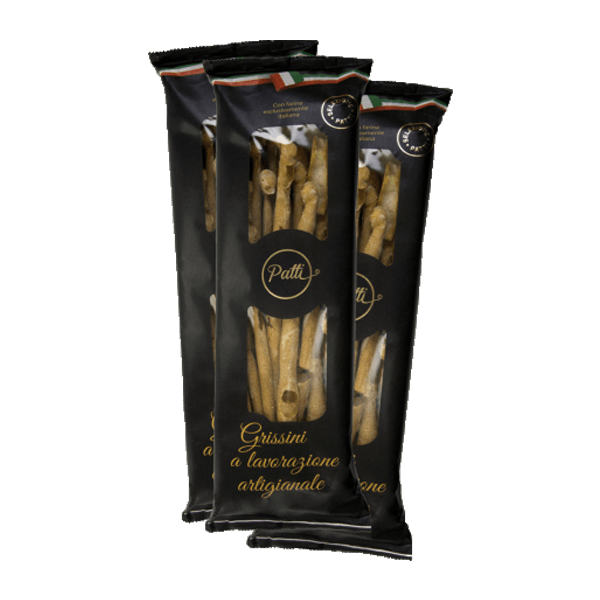 Grissini selezione grani italiani, produzione artigianale 200g, Patti