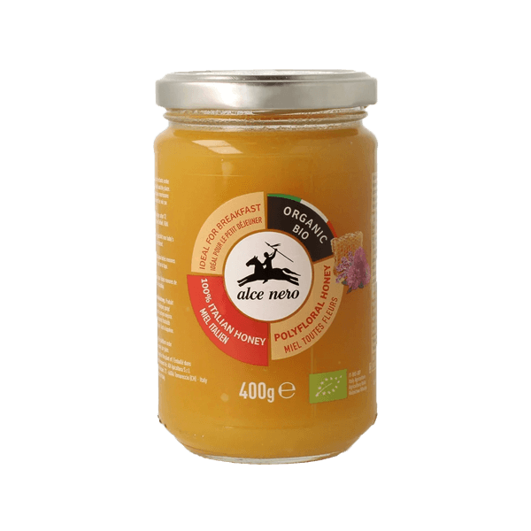 Italienischer Bio Blütenhonig 400g, Alce Nero • Brotaufstrich aus Italien