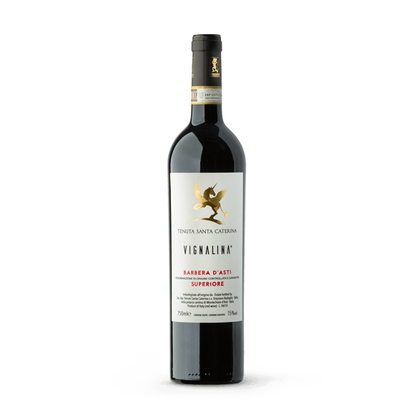 Barbera d'Asti Superiore Vignalina DOC, Santa Caterina • Rotwein aus dem Piemont • Barbera