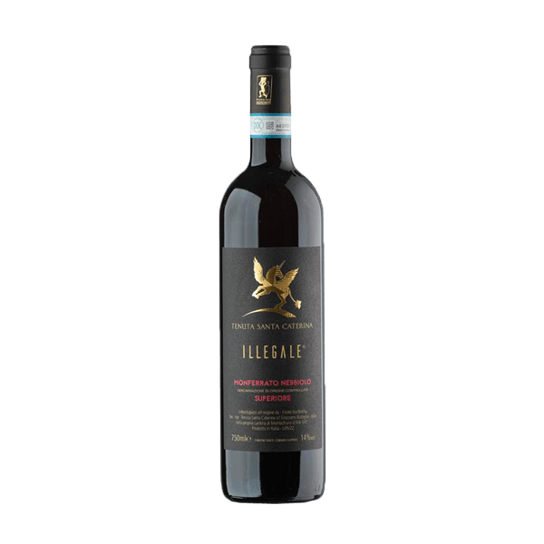 Illegale Monferrato Nebbiolo DOC, Santa Caterina • Rotwein aus dem Piemont • Nebbiolo
