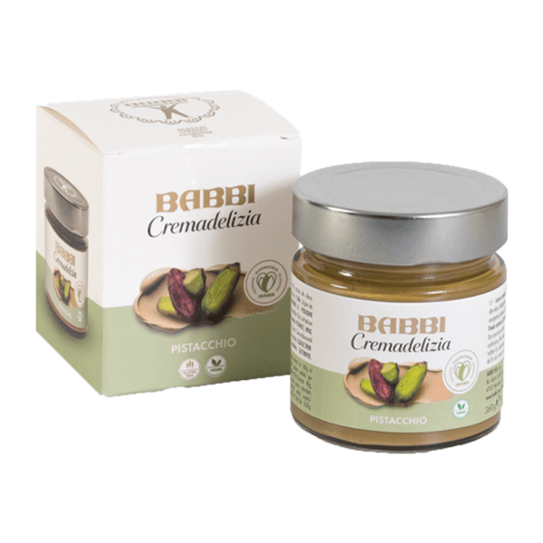 Pistacchio Cremadelizia Glutenfrei Pistaziencreme, Babbi 170 g • Brotaufstrich mit Pistazien • Süßes aus Italien