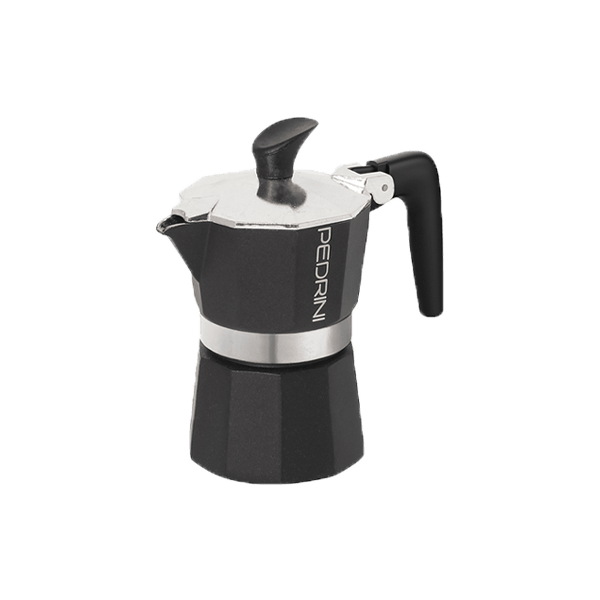 Moka Anthrazit 1 Tasse, Pedrini • Espressokocher aus Italien