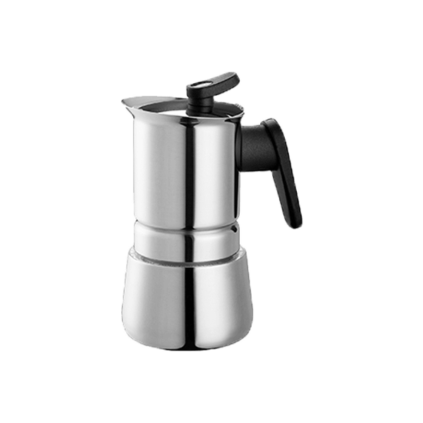 Moka Edelstahl 2 Tassen, Pedrini • Espressokocher aus Italien
