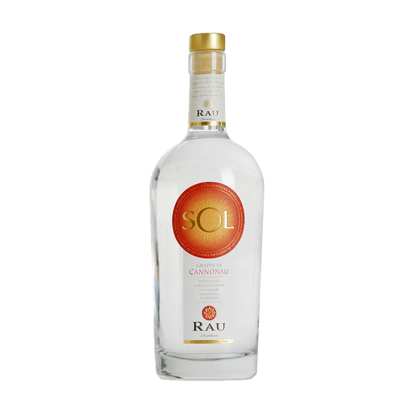 Grappa Cannonau Sol 41% 0,7l, RAU • Destillat aus Cannonau-Trauben • Italienische Spirituosen