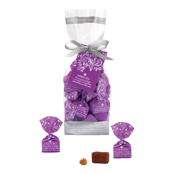 Tartufi Cioccolato e Nocciole Caramellate 200g, Antica Torroneria Piemontese • Süßes aus Italien