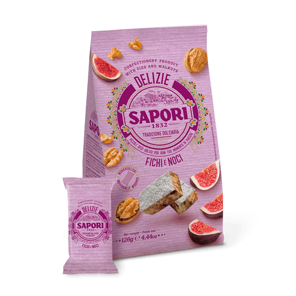 Delizie Toscane Fichi e Noci 126g, Sapori • Toskanisches Gebäck mit Feigen und Walnüssen • Süßes aus Italien