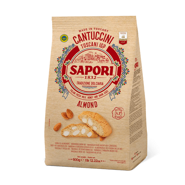 Cantuccini Mandorle 800g, Sapori • Toskanische Mandelkekse • Süßes aus Italien