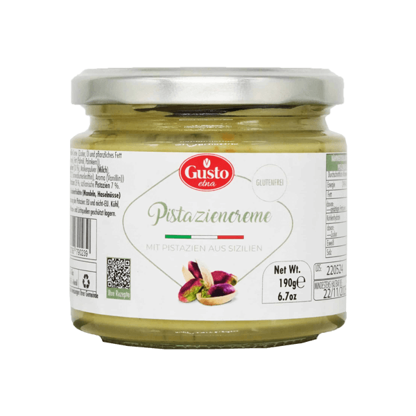 Crema al Pistacchio 190g, Gusto Etna • Pistaziencreme • Süßes aus Italien