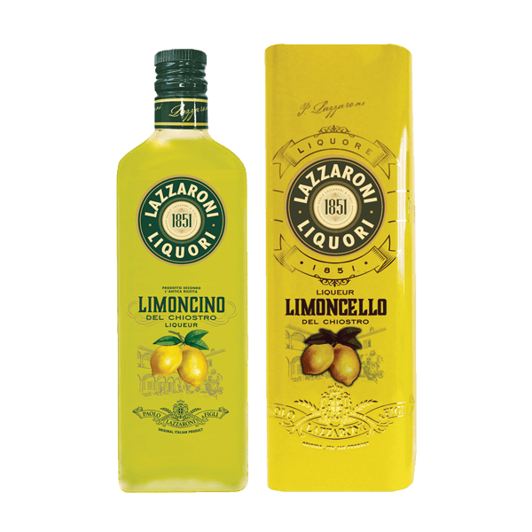 Limoncino, Lazzaroni 1851 • Likör aus Zitronen • Italienische Spirituosen