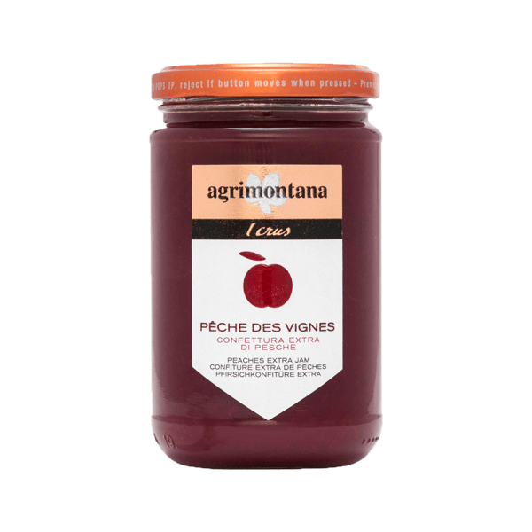 Pfirsich-Konfitüre Extra 340g, Agrimontana • Brotaufstrich • Süßes aus Italien